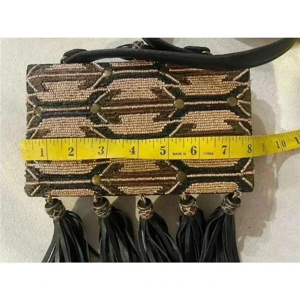 Mary Frances Beaded Crossbody Handbag OS EUC - Picture 8 of 11